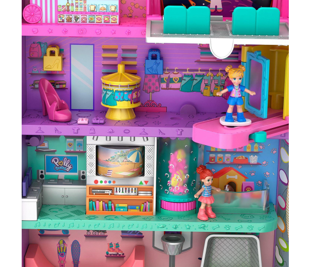 Mattel Polly Pocket Centrum Handlowe Pollyville - 488483 - zdjęcie 3